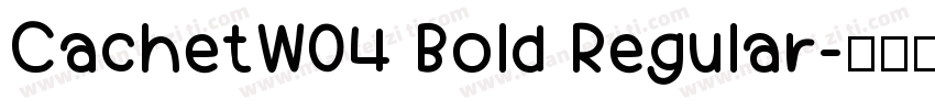 CachetW04 Bold Regular字体转换